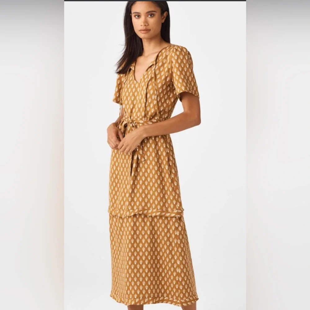Vetta Capsule House Dress in Gold - Picture 1 of 7